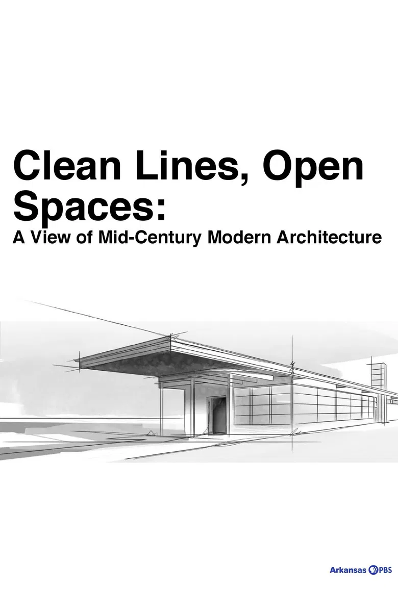 Clean Lines, Open Spaces: A View of Mid-Century Modern Architecture poster background