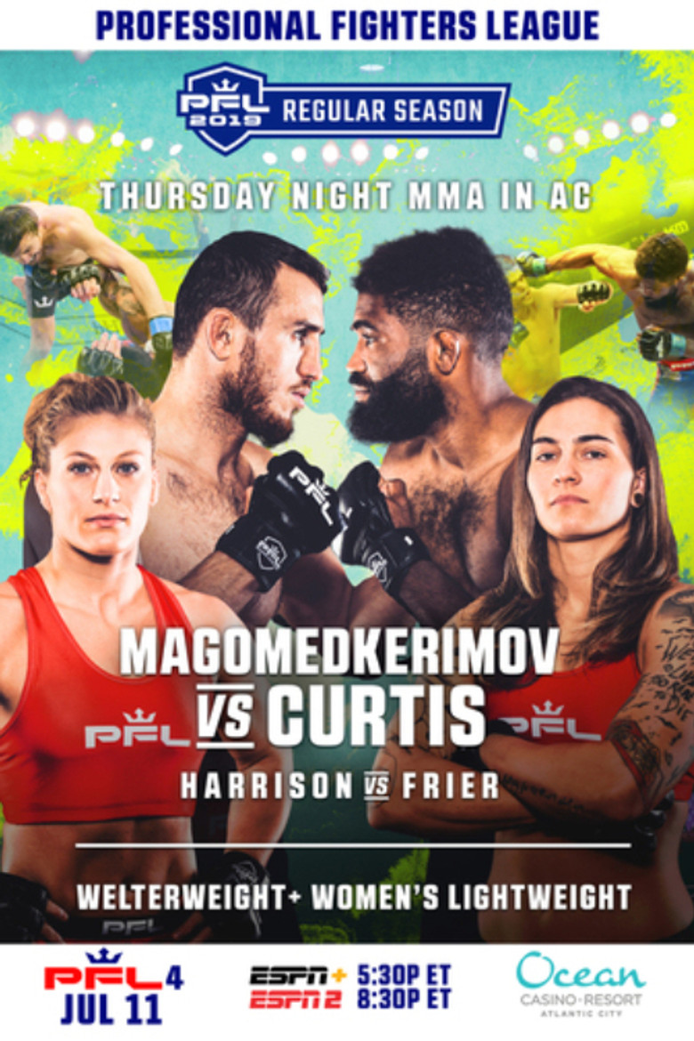 PFL 2019 #4: Regular Season - Magomedkerimov vs. Curtis poster background
