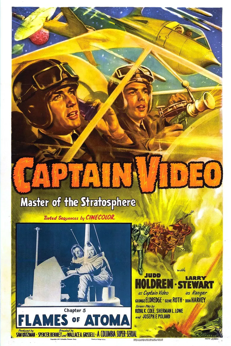 Captain Video, Master of the Stratosphere poster background