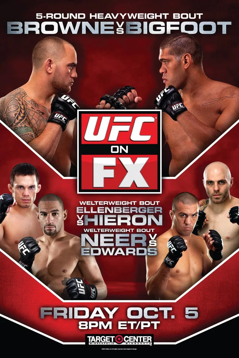 UFC on FX 5: Browne vs. Bigfoot poster background