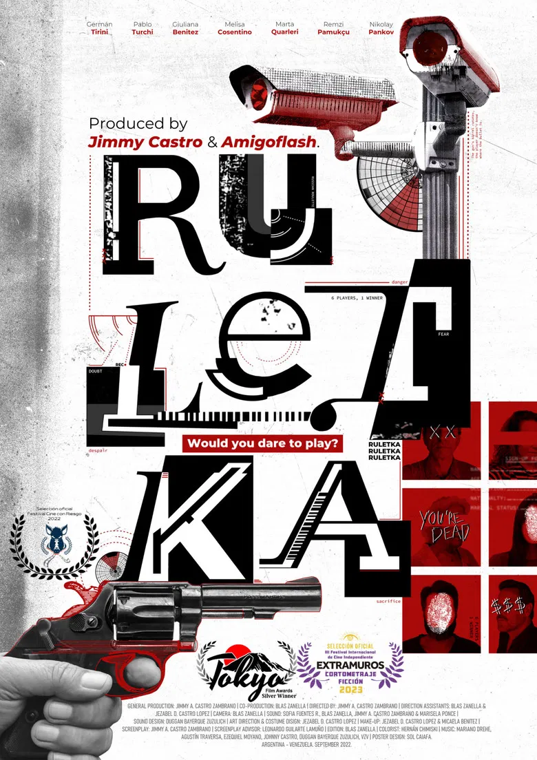 Ruletka poster background