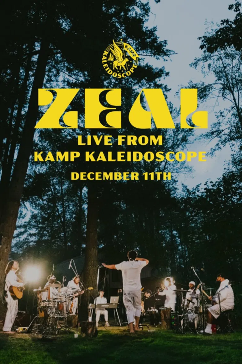 ZEAL LIVE FROM KAMP KALEIDOSCOPE poster background