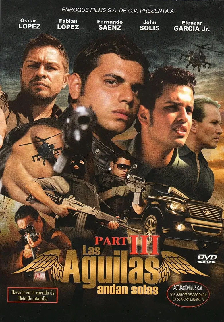 Las águilas andan solas III poster background