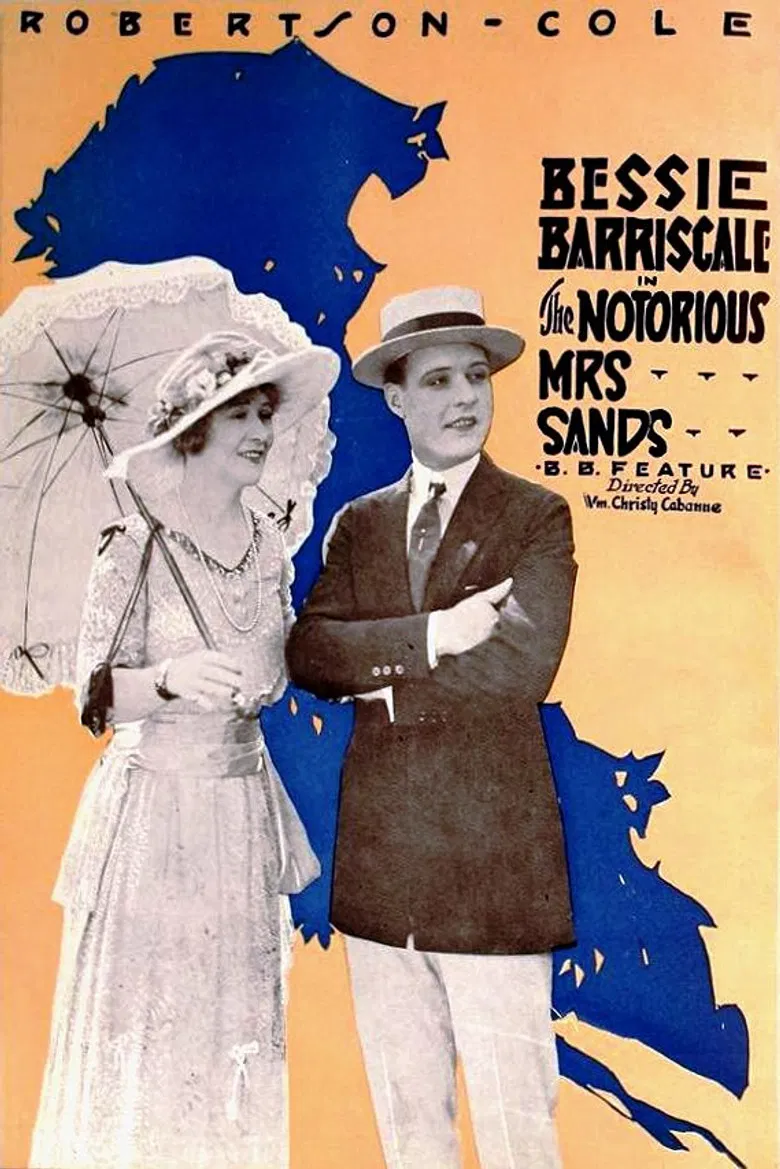 The Notorious Mrs. Sands poster background