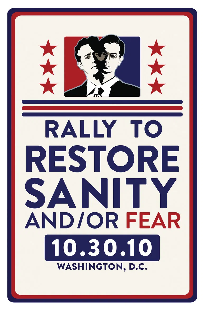 The Rally to Restore Sanity and/or Fear poster background