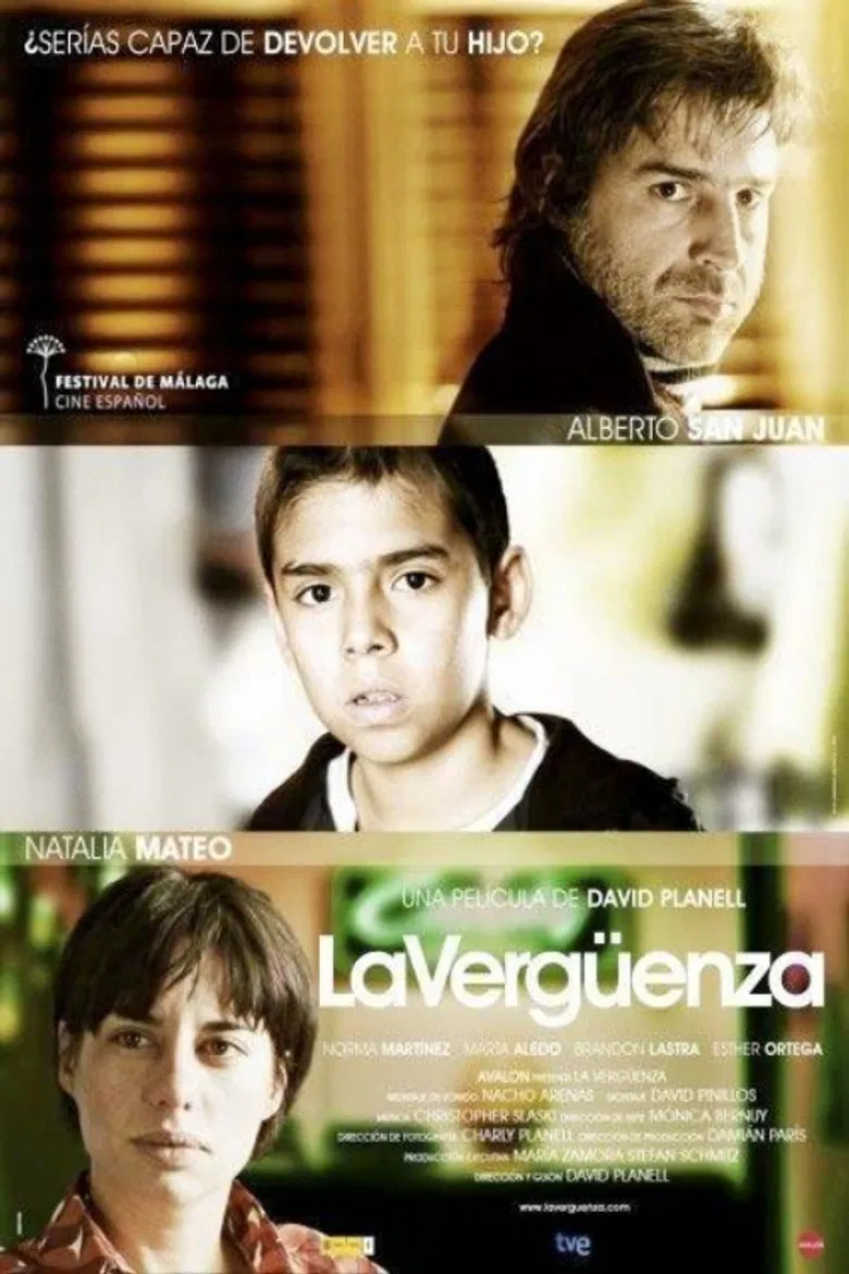 La vergüenza poster background