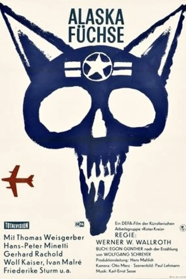 Alaska - Foxes poster background