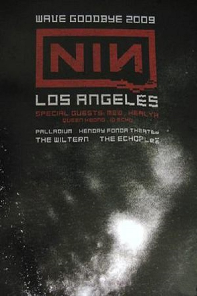 Nine Inch Nails: Live at the Wiltern Theatre poster background