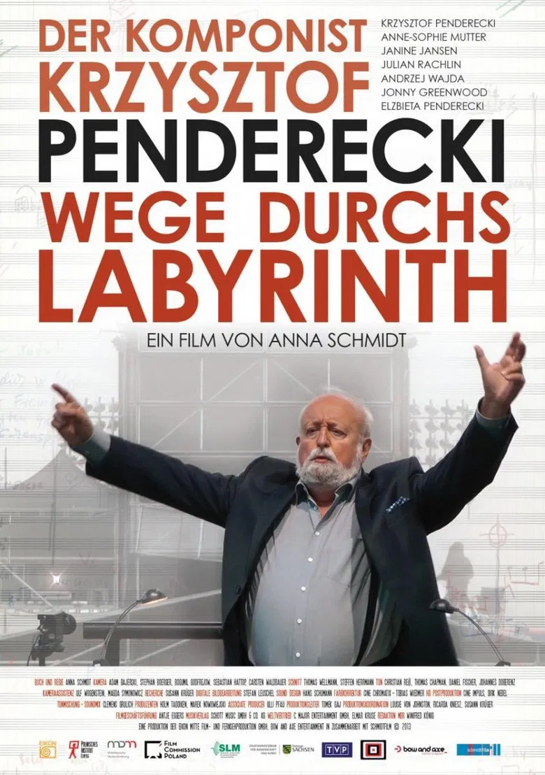Wege Durchs Labyrinth - Der Komponist Krzysztof Penderecki poster background