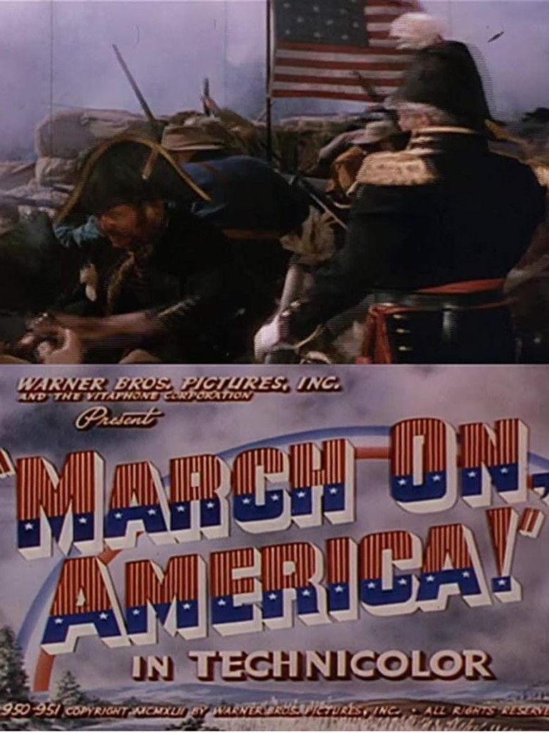 March On, America! poster background