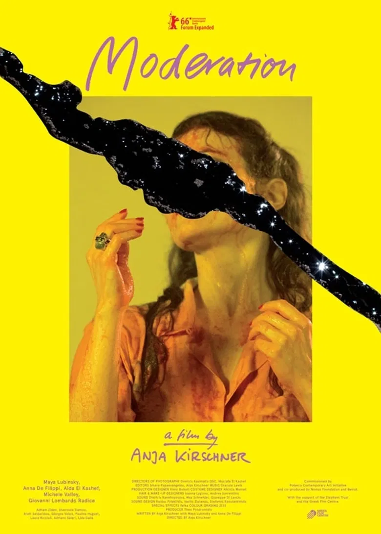 Moderation poster background