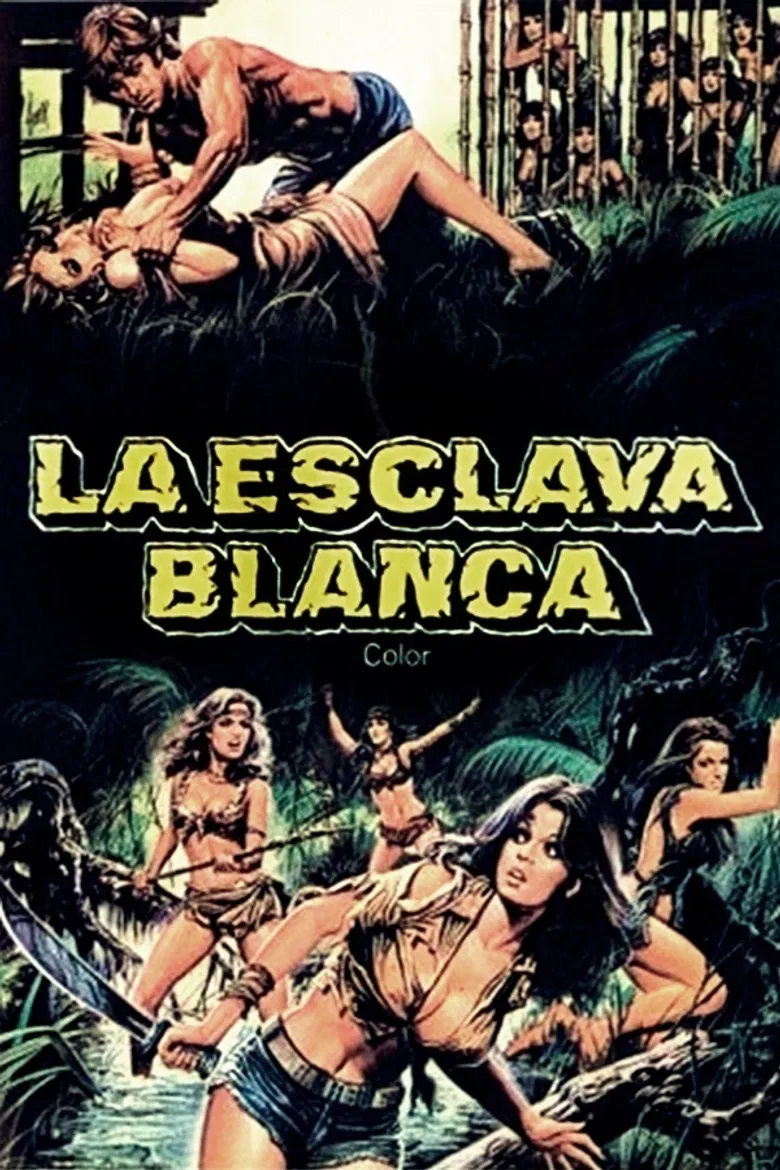 White Jungle Slave poster background