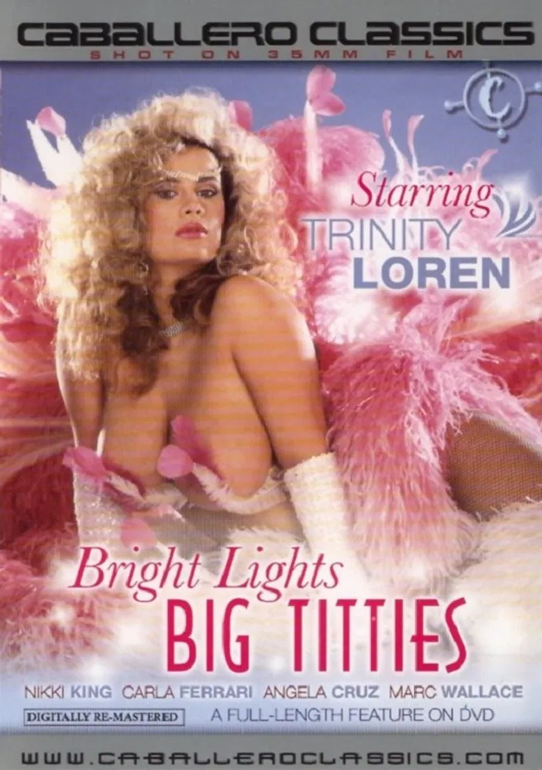 Bright Lights, Big Titties poster background