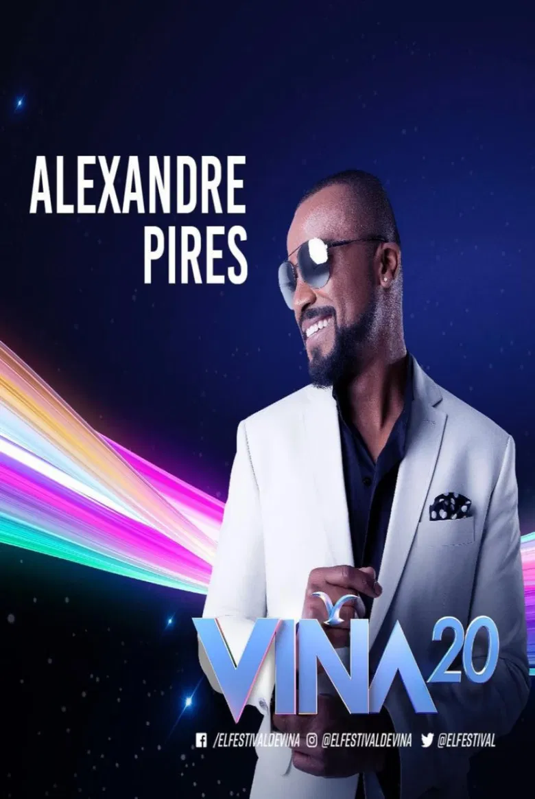 Alexandre Pires - Festival Vina Del Mar poster background