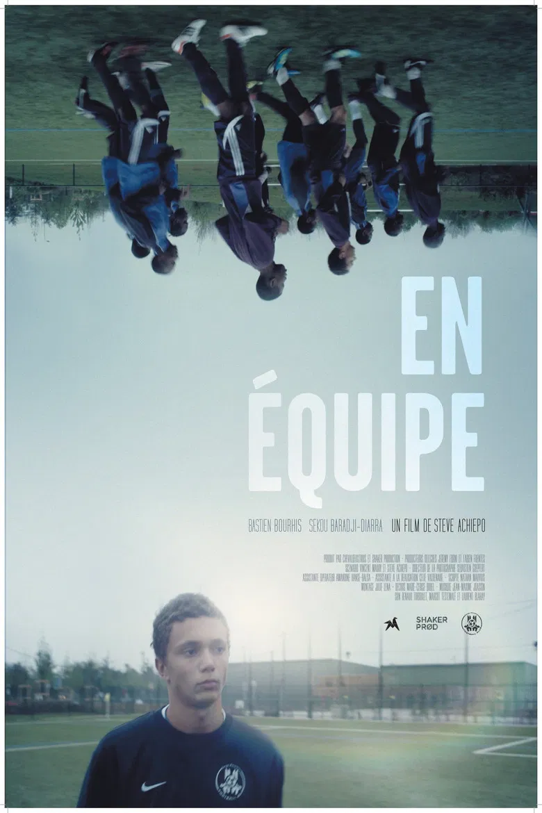 En équipe poster background