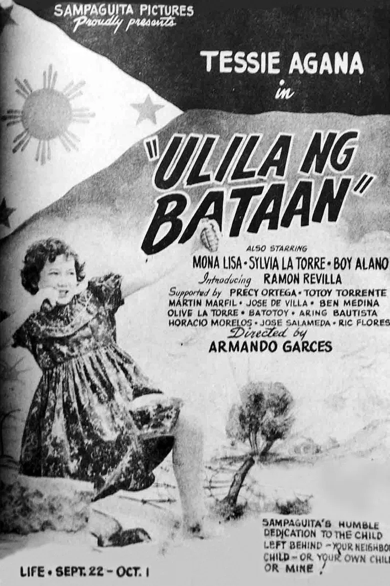 Ulila ng Bataan poster background
