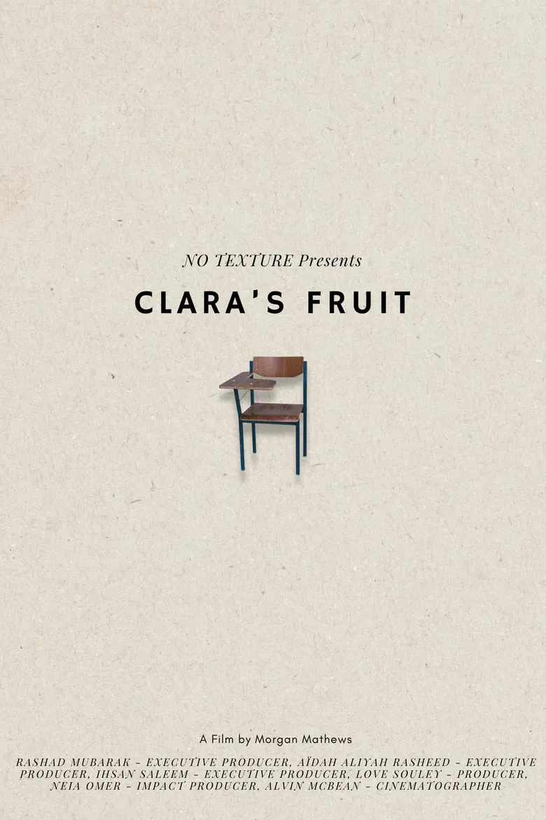 Clara's Fruit poster background