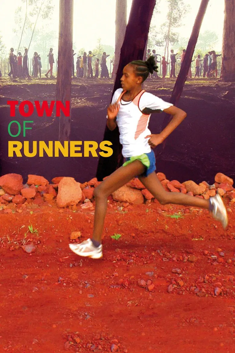 Town Of Runners poster background
