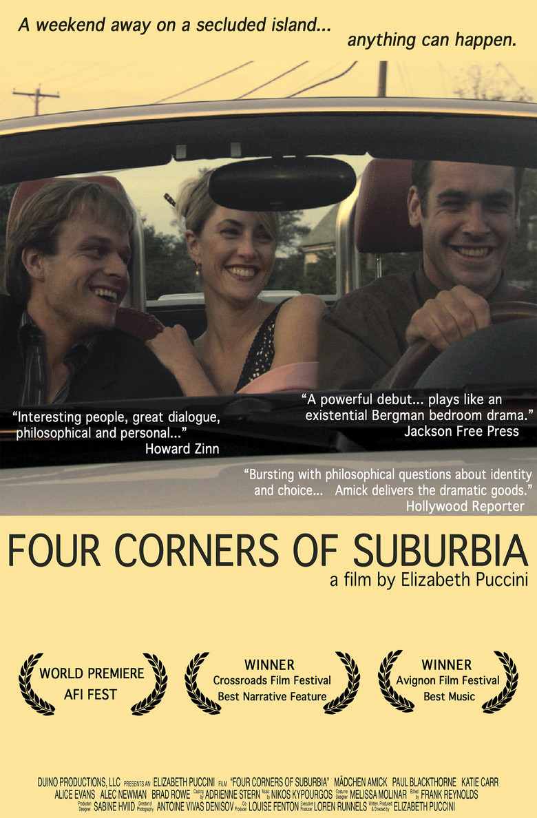 Four Corners of Suburbia poster background