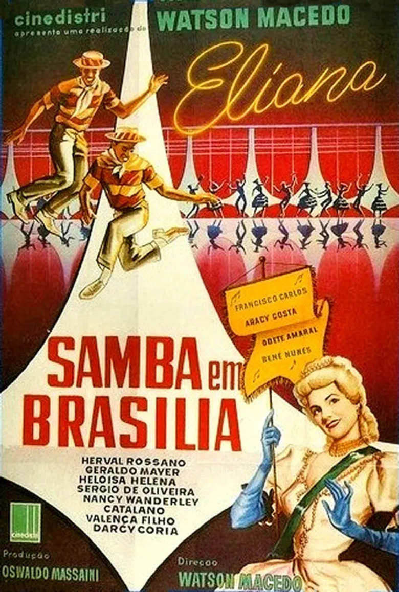 Samba em Brasília poster background