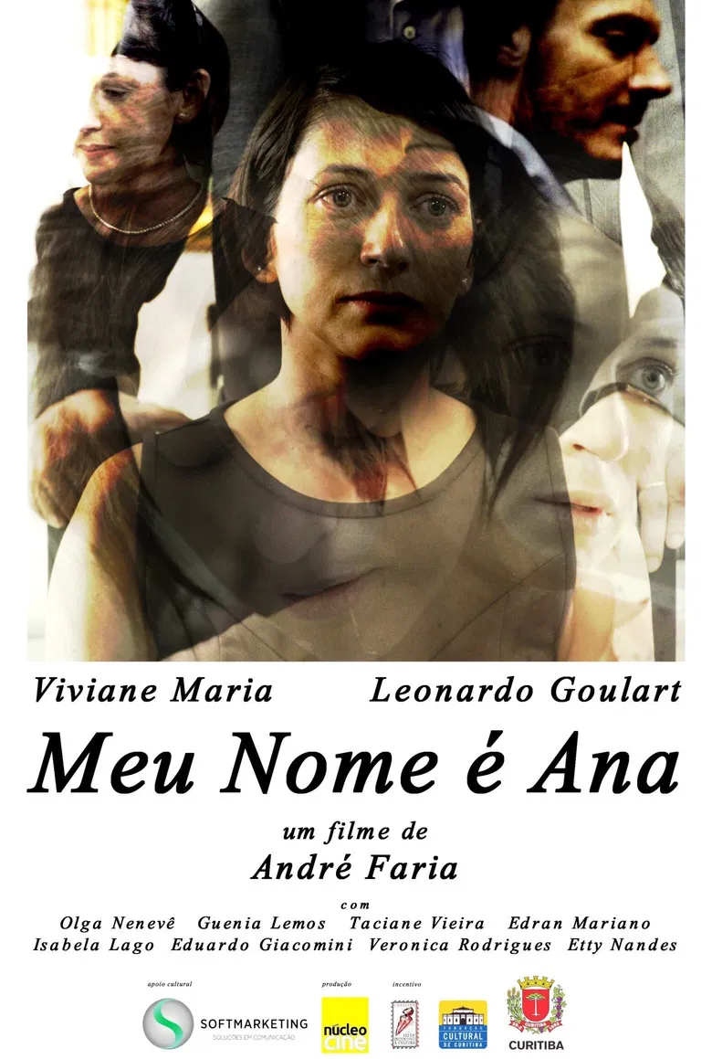Meu nome é Ana poster background