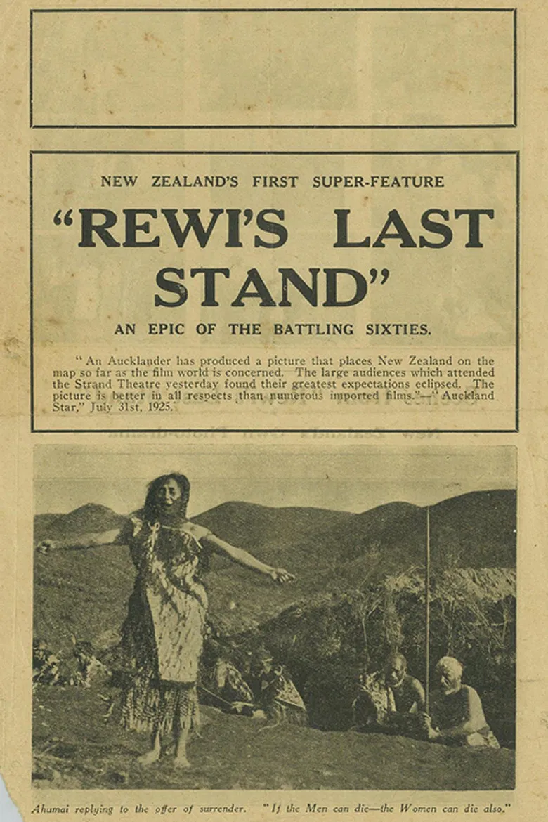 Rewi's Last Stand poster background