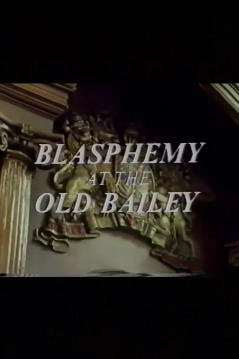 Blasphemy at the Old Bailey poster background