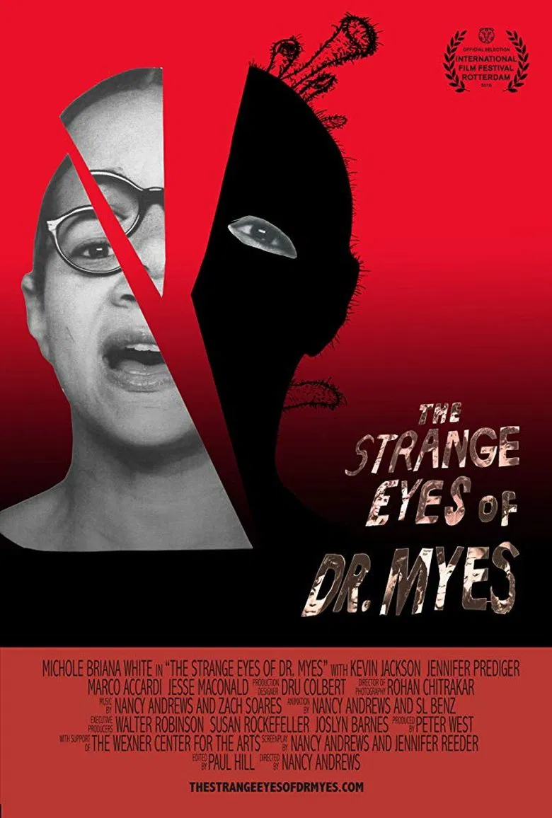 The Strange Eyes of Dr. Myes poster background