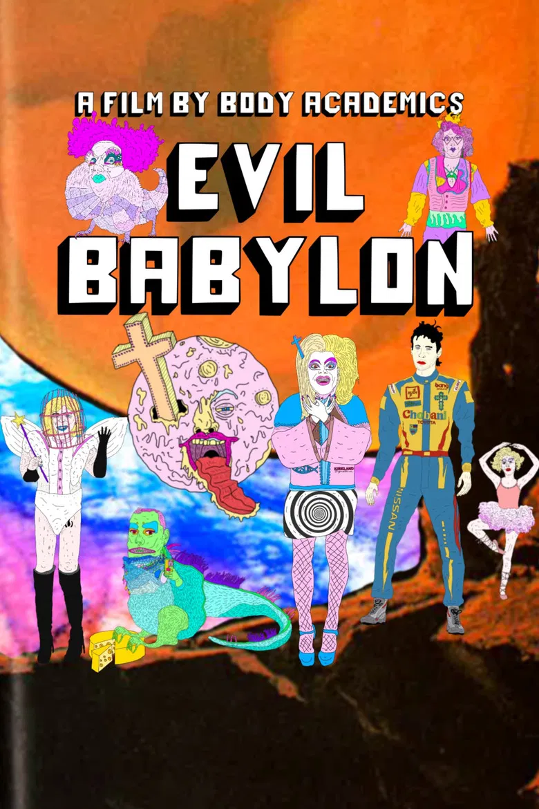 Evil Babylon poster background
