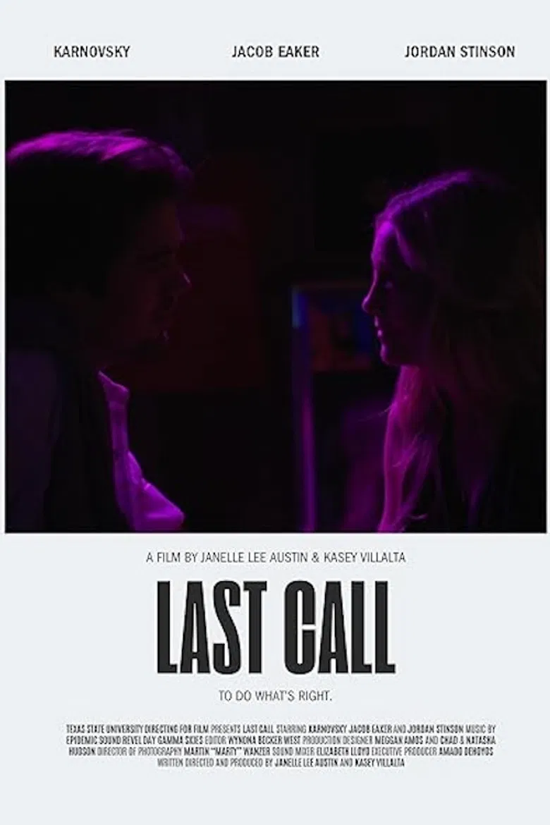 Last Call poster background