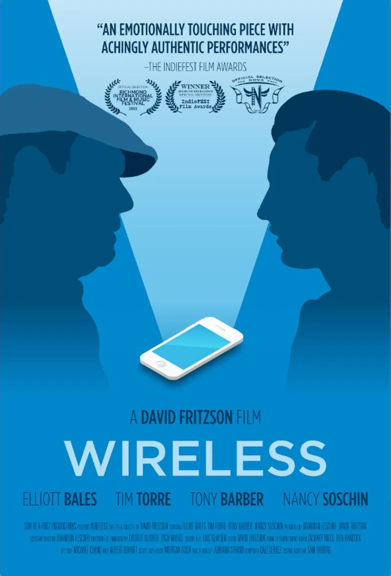 Wireless poster background