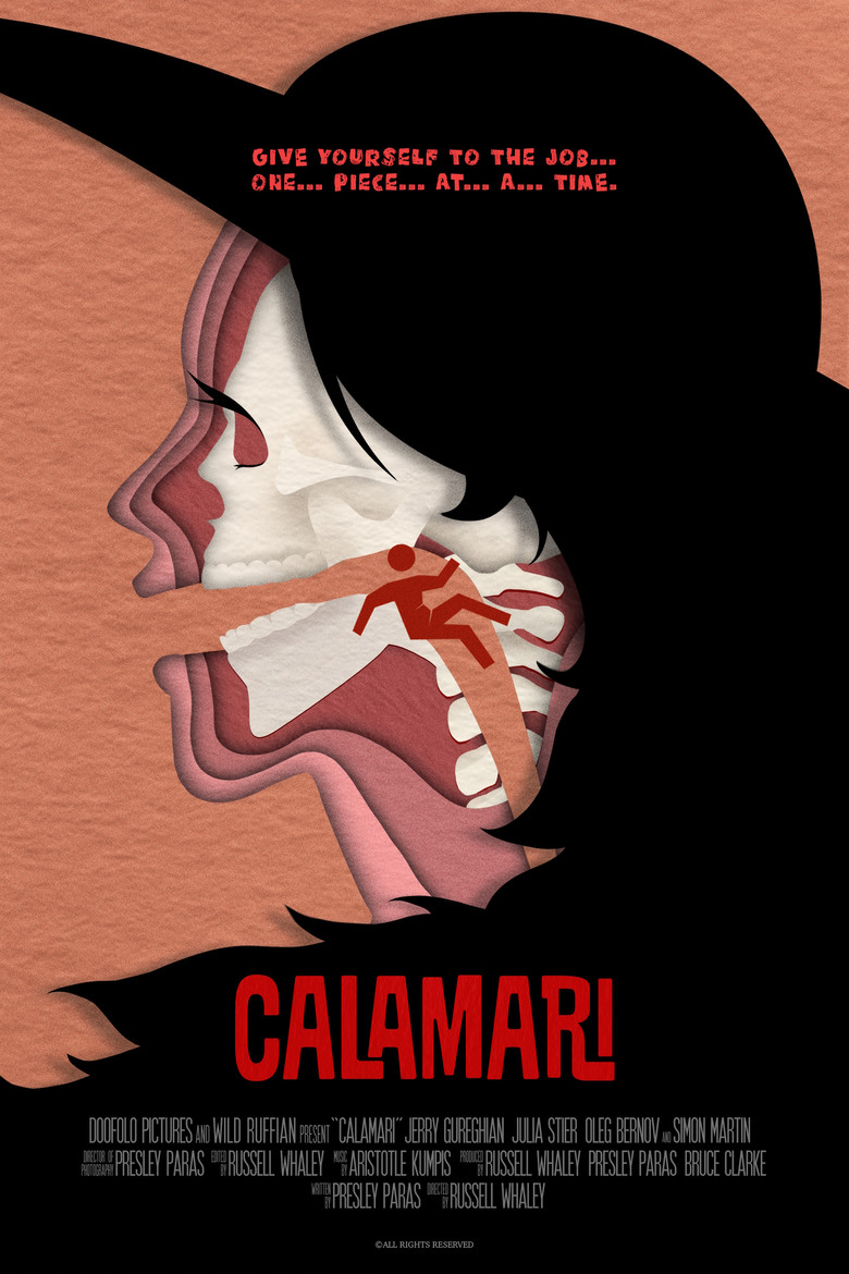 Calamari poster background