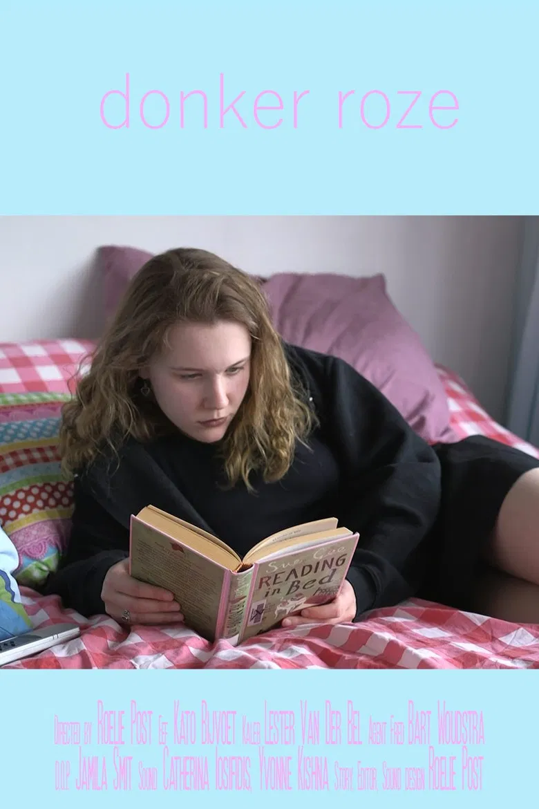 Donker Roze poster background