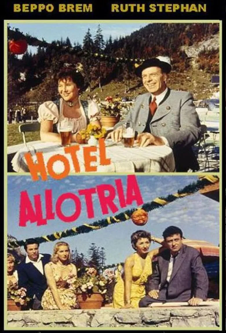 Hotel Allotria poster background