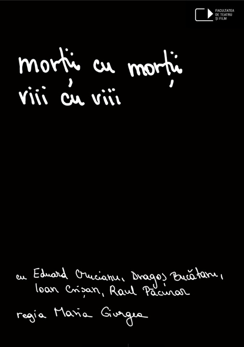 The dead with the dead, the living with the living poster background