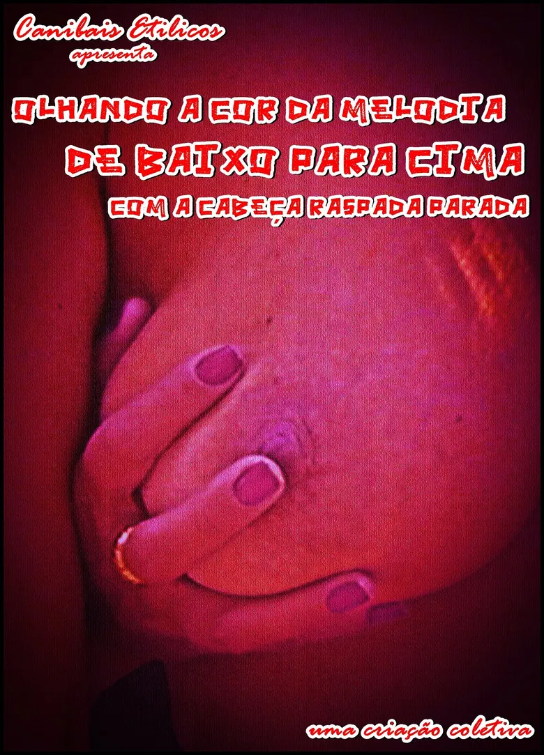 Olhando a Cor da Melodia de Baixo para Cima com a Cabeça Raspada Parada poster background