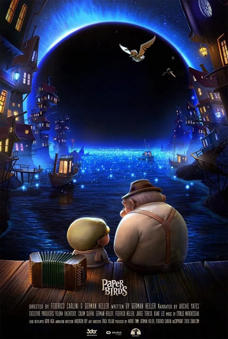 Paper Birds poster background