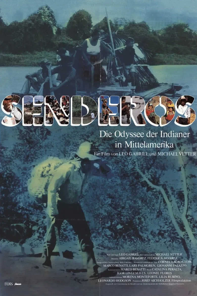 Senderos poster background