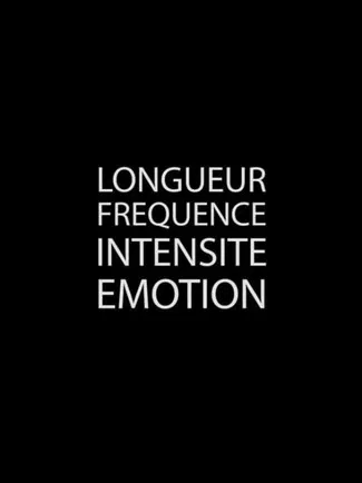 Longueur Fréquence Intensité Émotion poster background