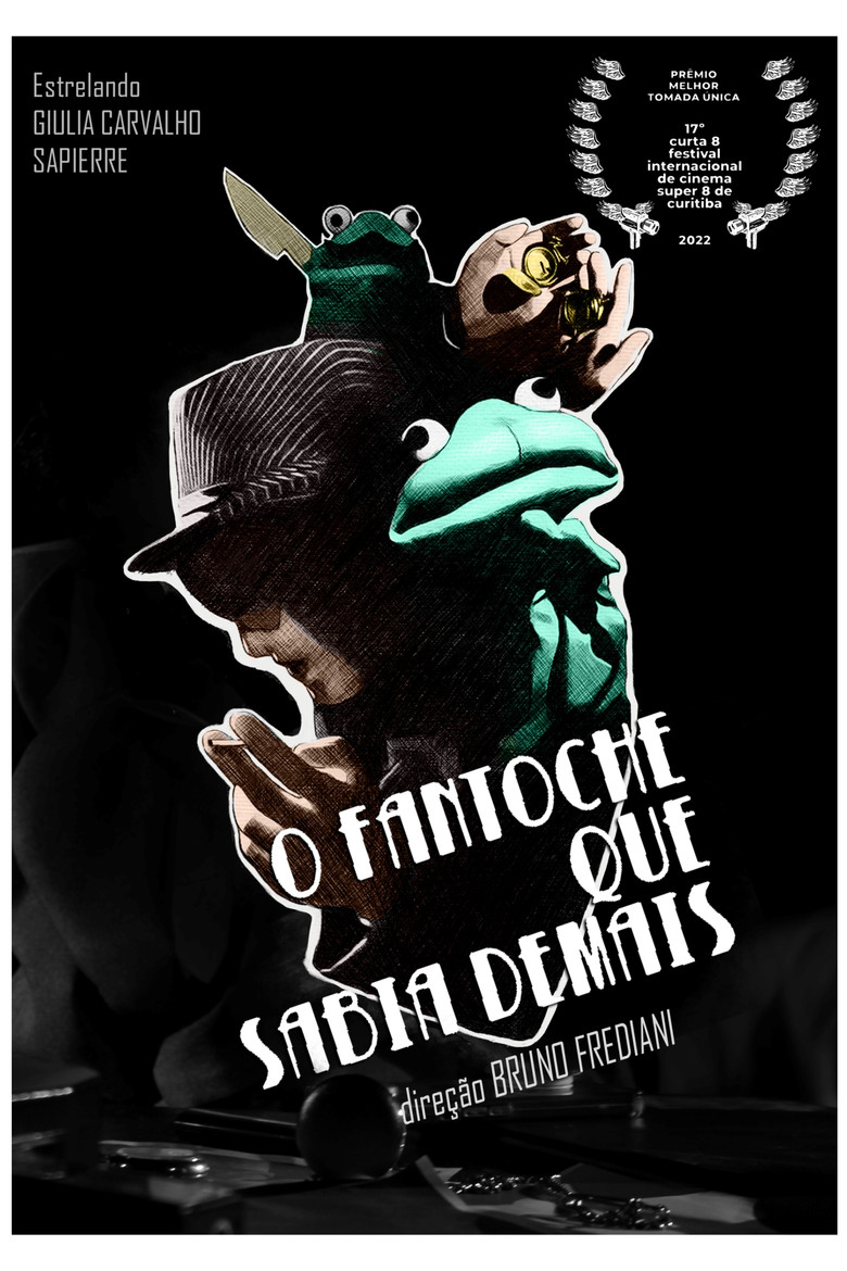 The Puppet Who Knew Too Much poster background