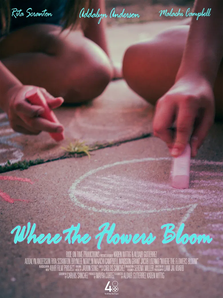 Where the Flowers Bloom poster background