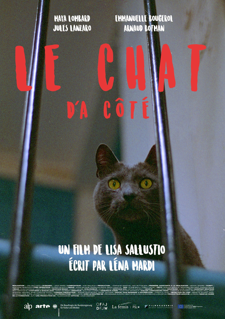 Le chat d'à côté poster background
