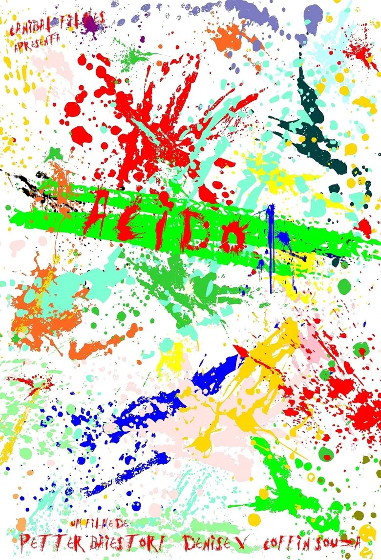 Acid poster background