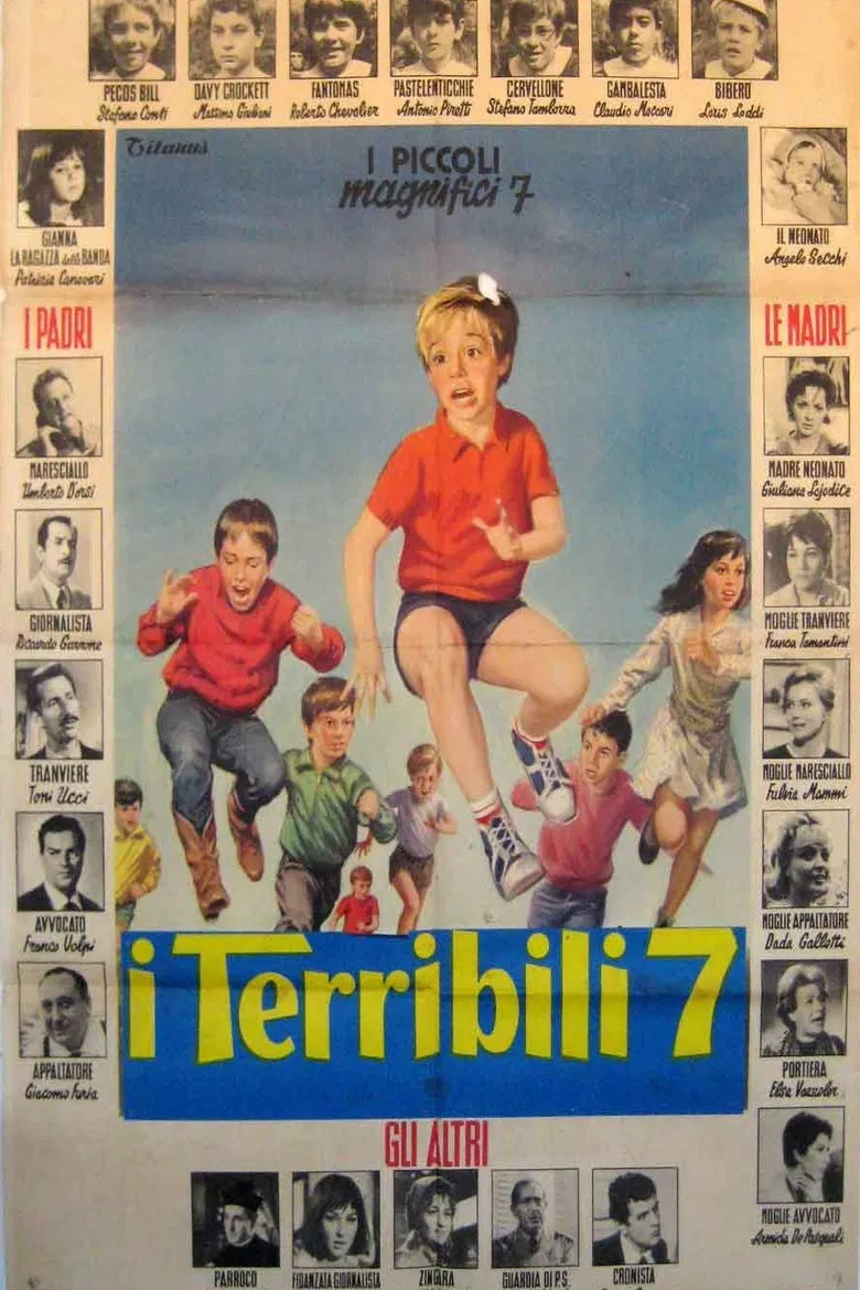 I terribili sette poster background