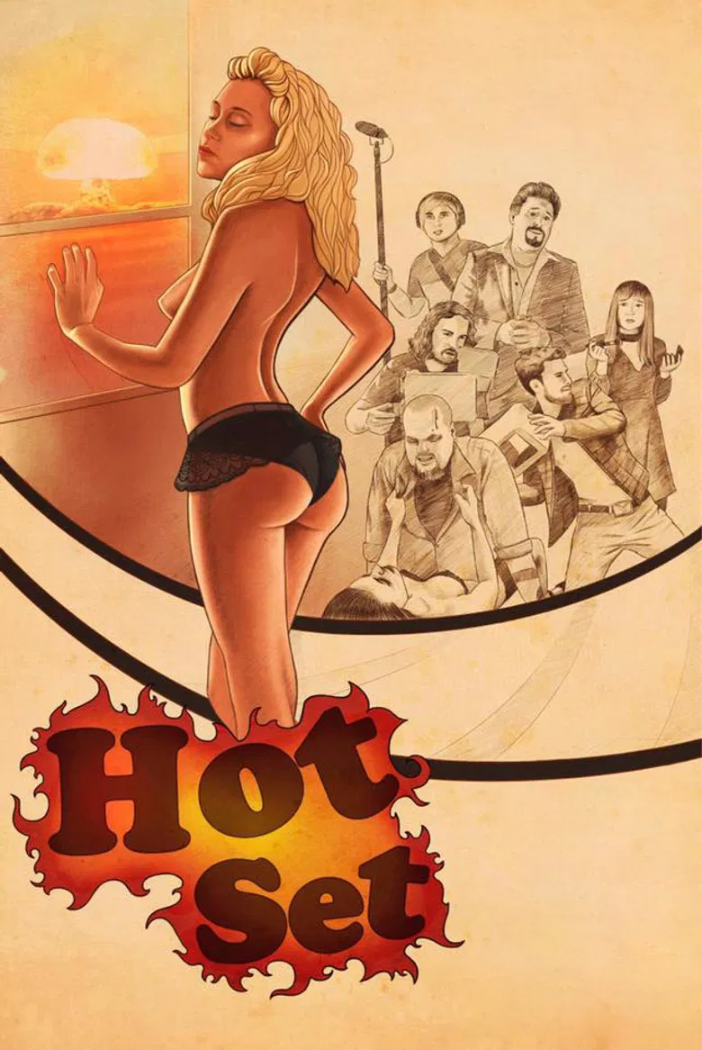 Hot Set poster background