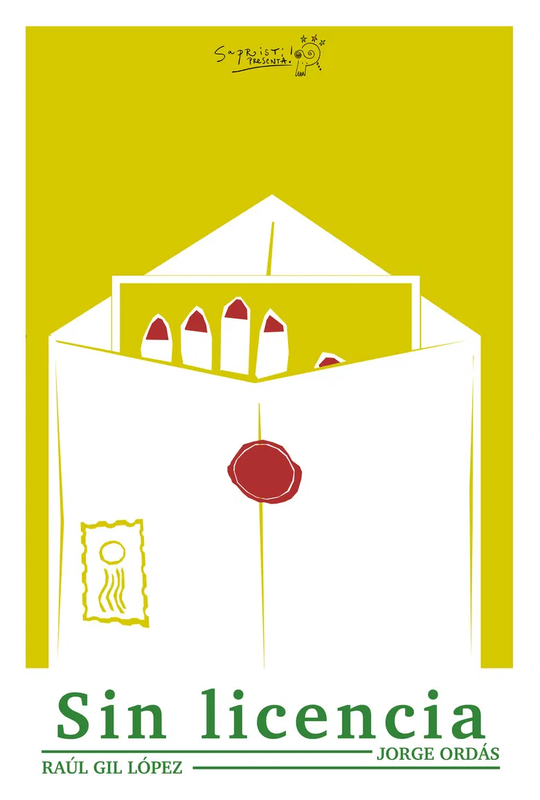 Sin licencia poster background