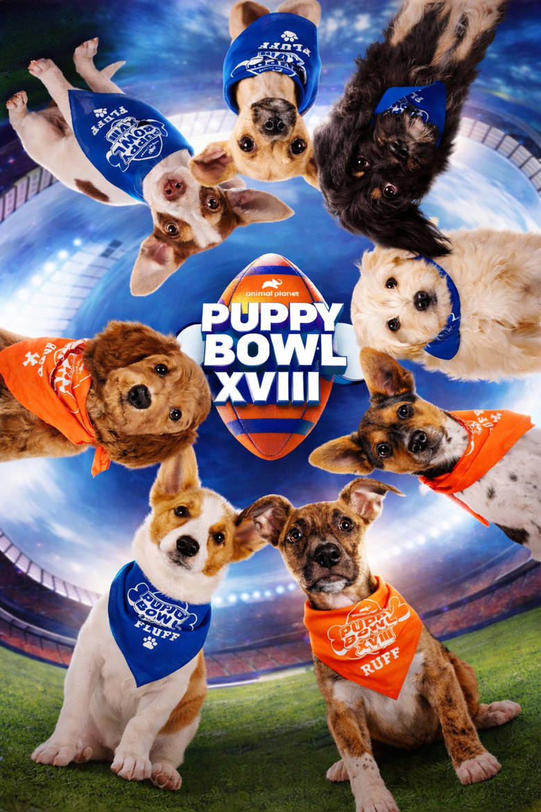 Puppy Bowl XVIII poster background