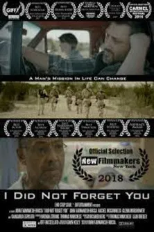 I Did Not Forget You poster background