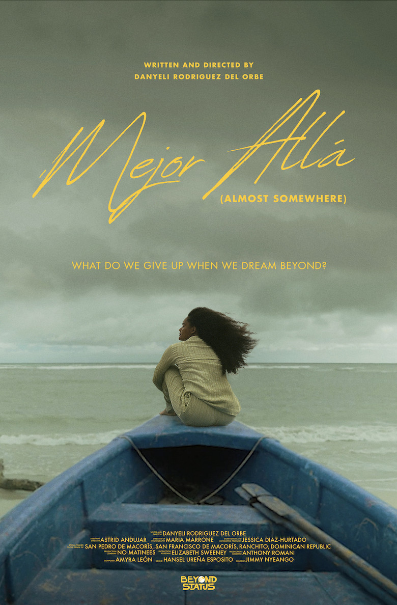 Mejor Allá poster background