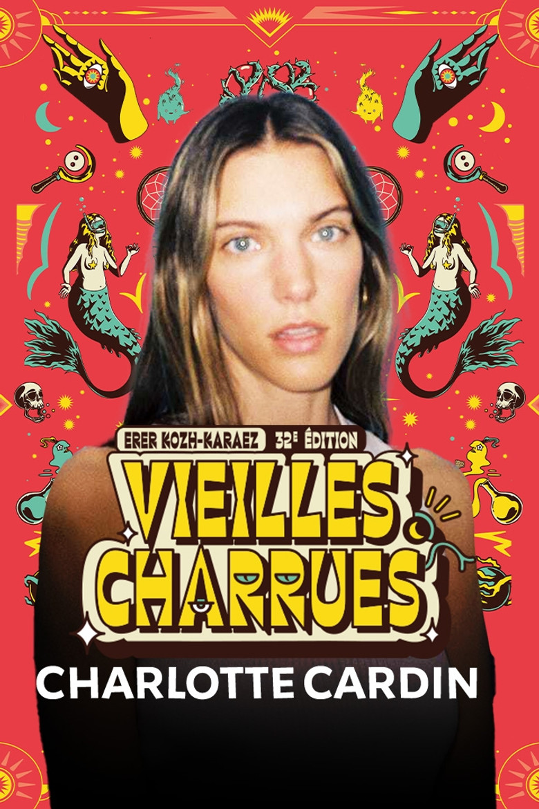 Charlotte Cardin en concert aux Vieilles Charrues 2024 poster background